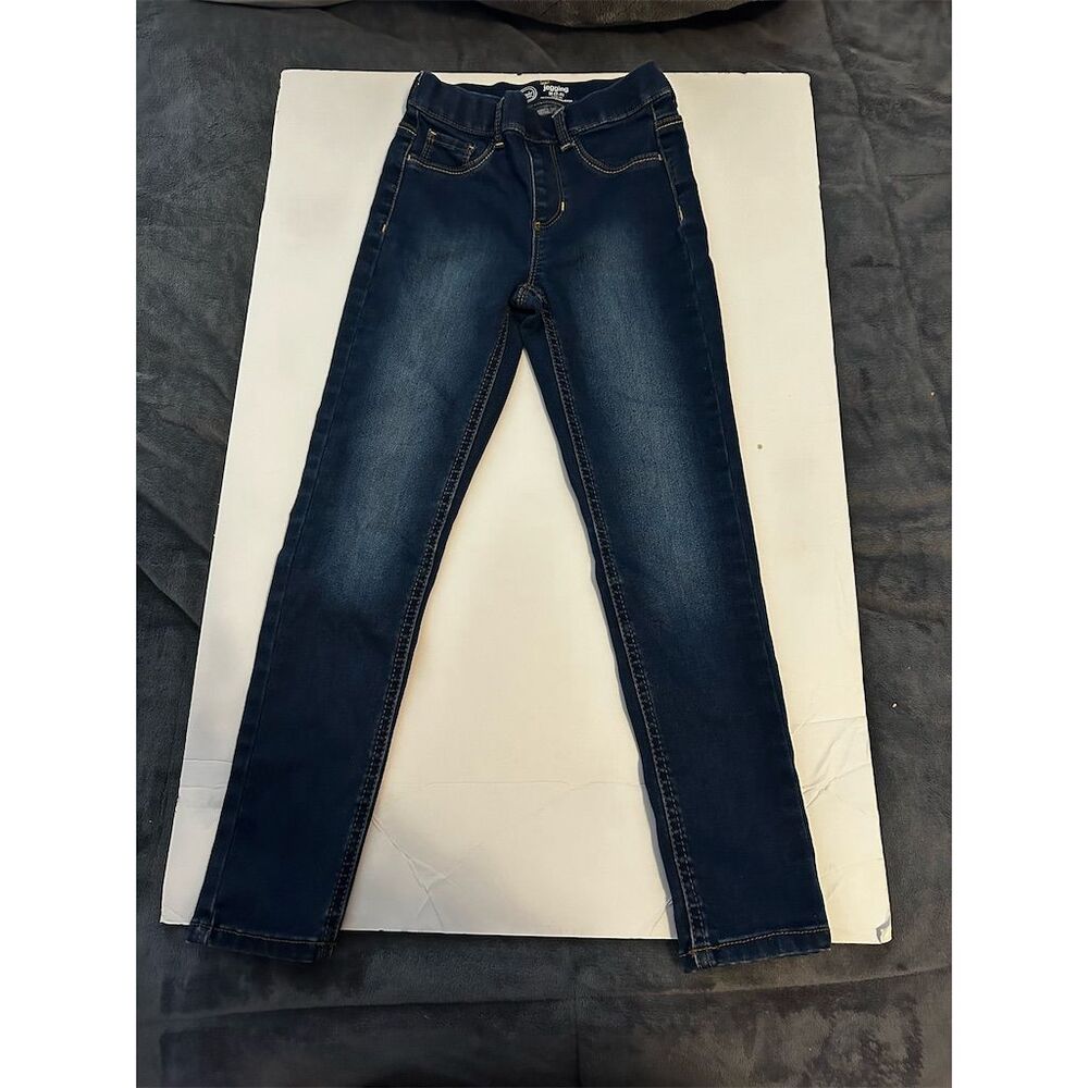 Wonder Nation Girls' Jeggings Size M Dark Indigo Wash Casual Pants